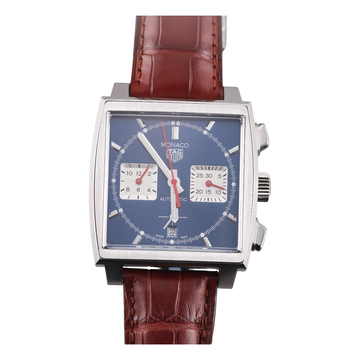 TAG Heuer Monaco Chronograph Automatic Blue Sunray Dial Men's Watch
