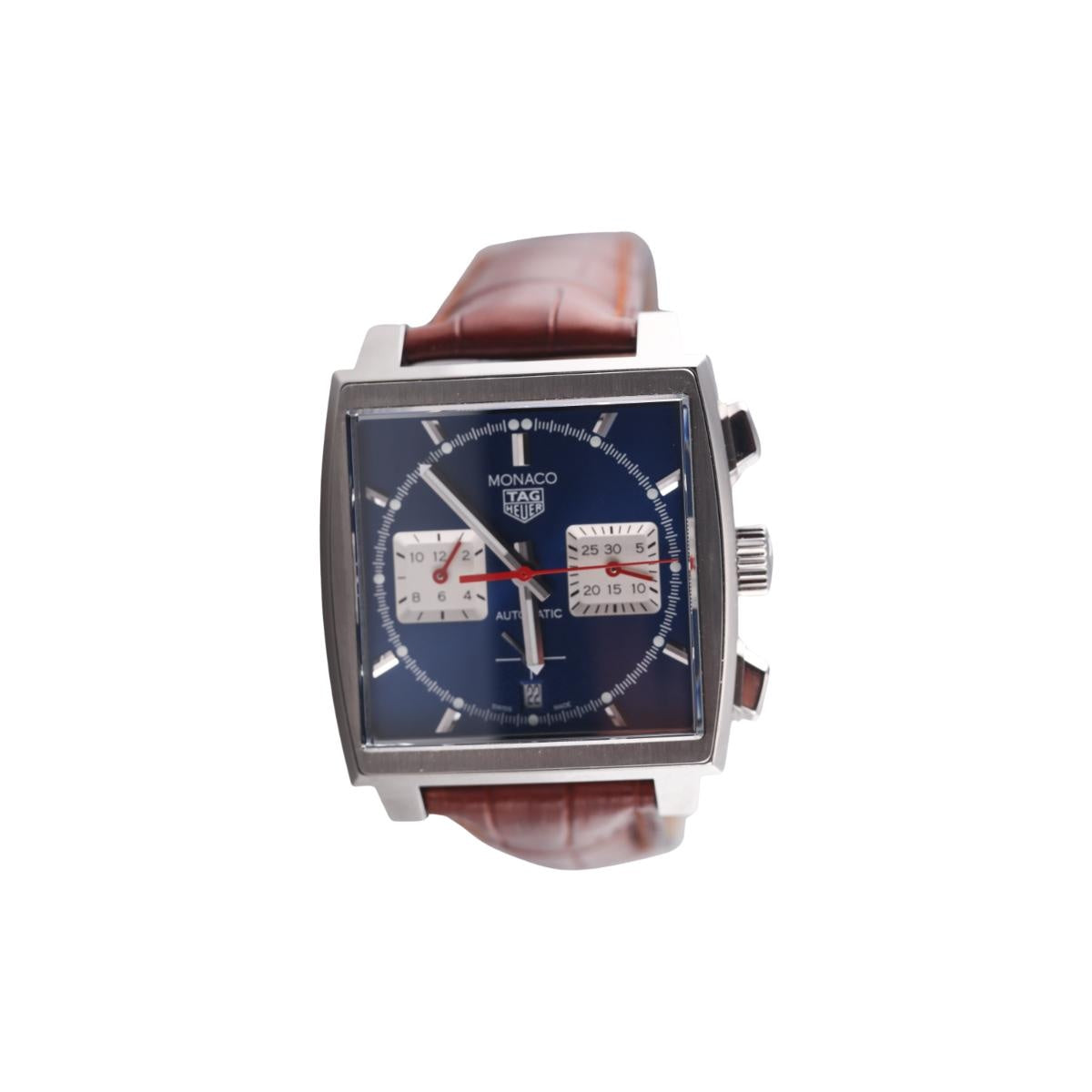 TAG Heuer Monaco Chronograph Automatic Blue Sunray Dial Men's Watch