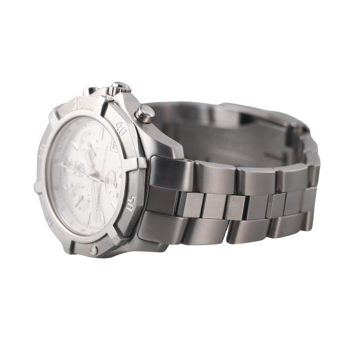Tag Heuer 2000 Chronograph Stainless Steel Watch CN1111
