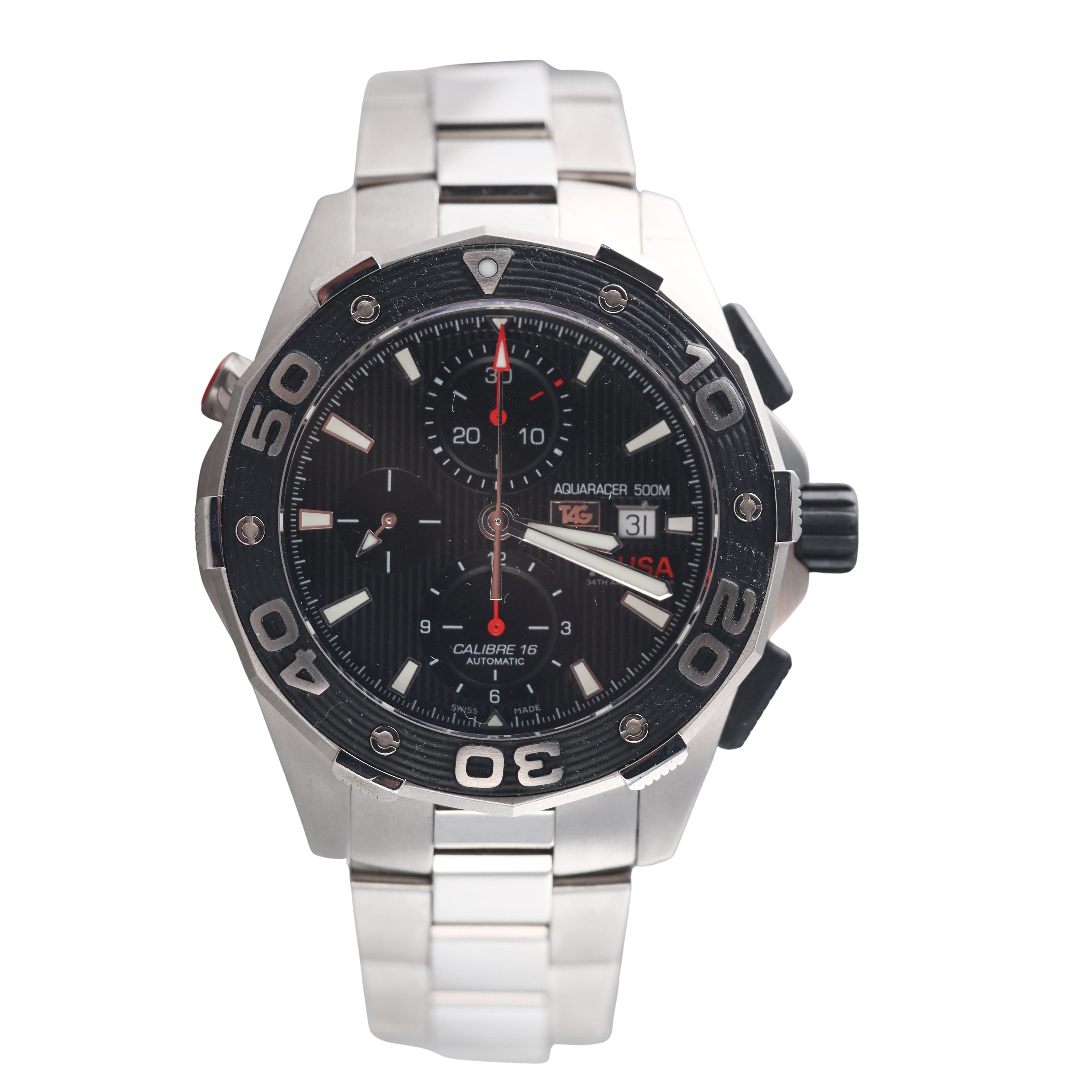 Tag Heuer Aquaracer Calibre 16 Automatic Steel Watch CAJ2111