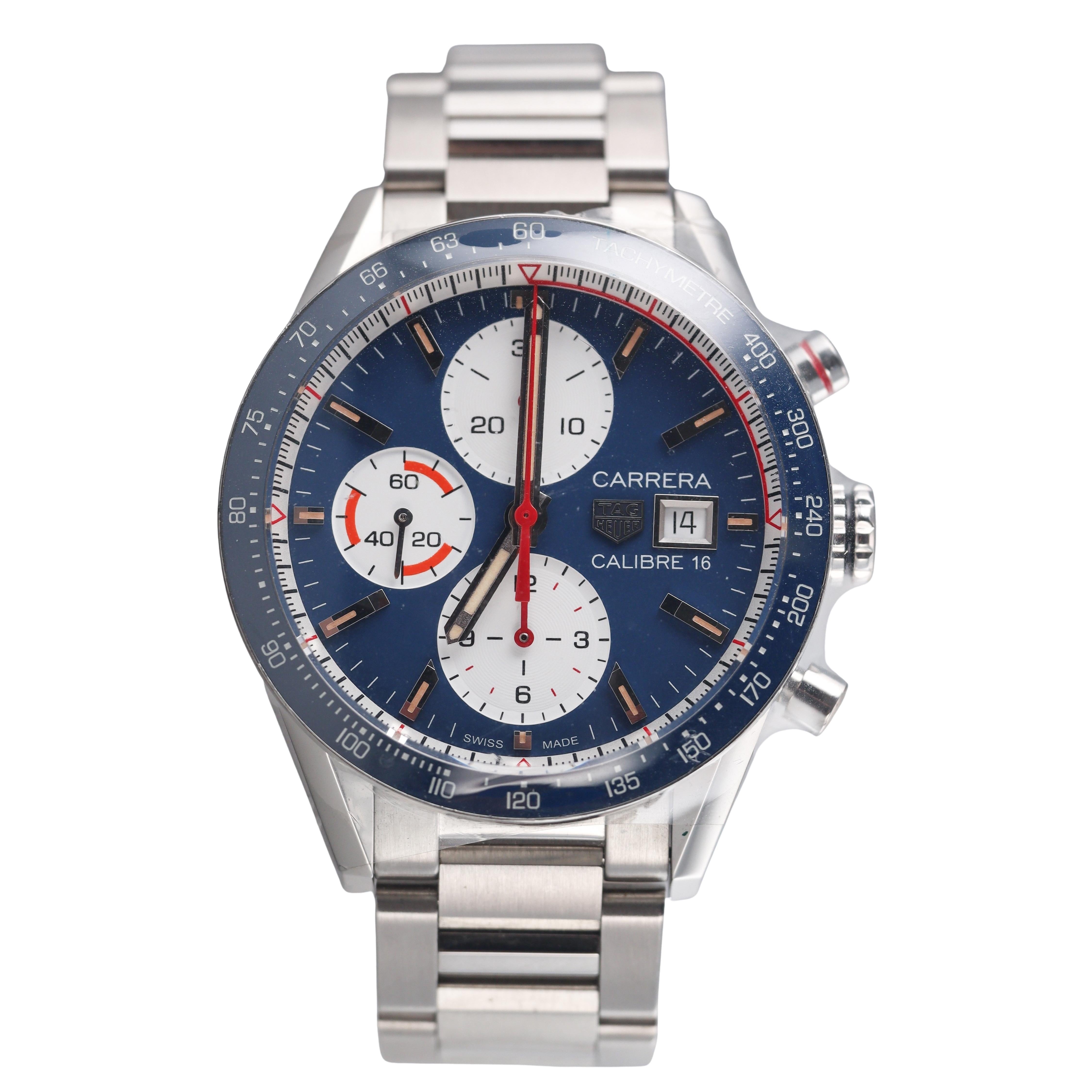 Tag Heuer Carrera Calibre 16 Automatic Steel Watch CV201AR-0