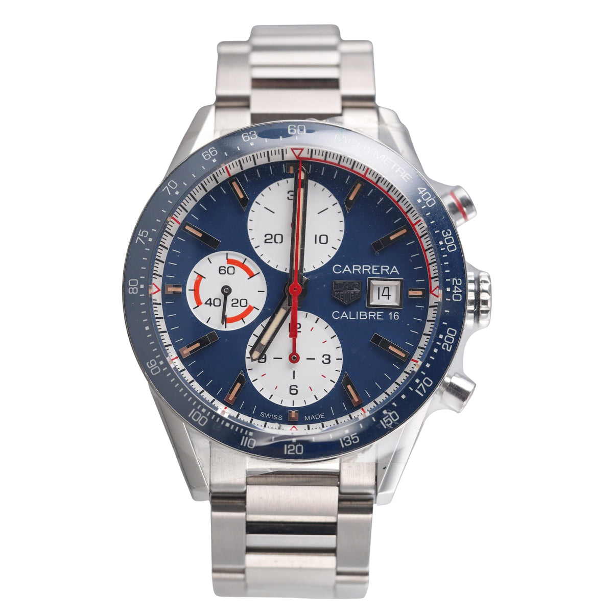 Tag Heuer Carrera Calibre 16 Automatic Steel Watch CV201AR-0