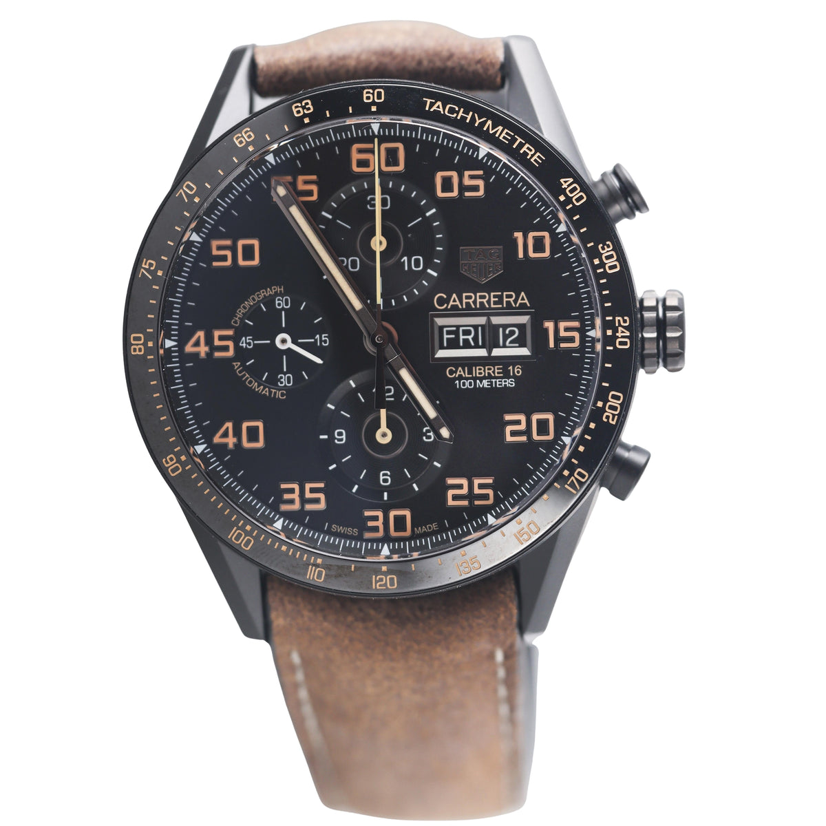 Tag Heuer Carrera Calibre 16 Automatic Titanium Watch CV2A84