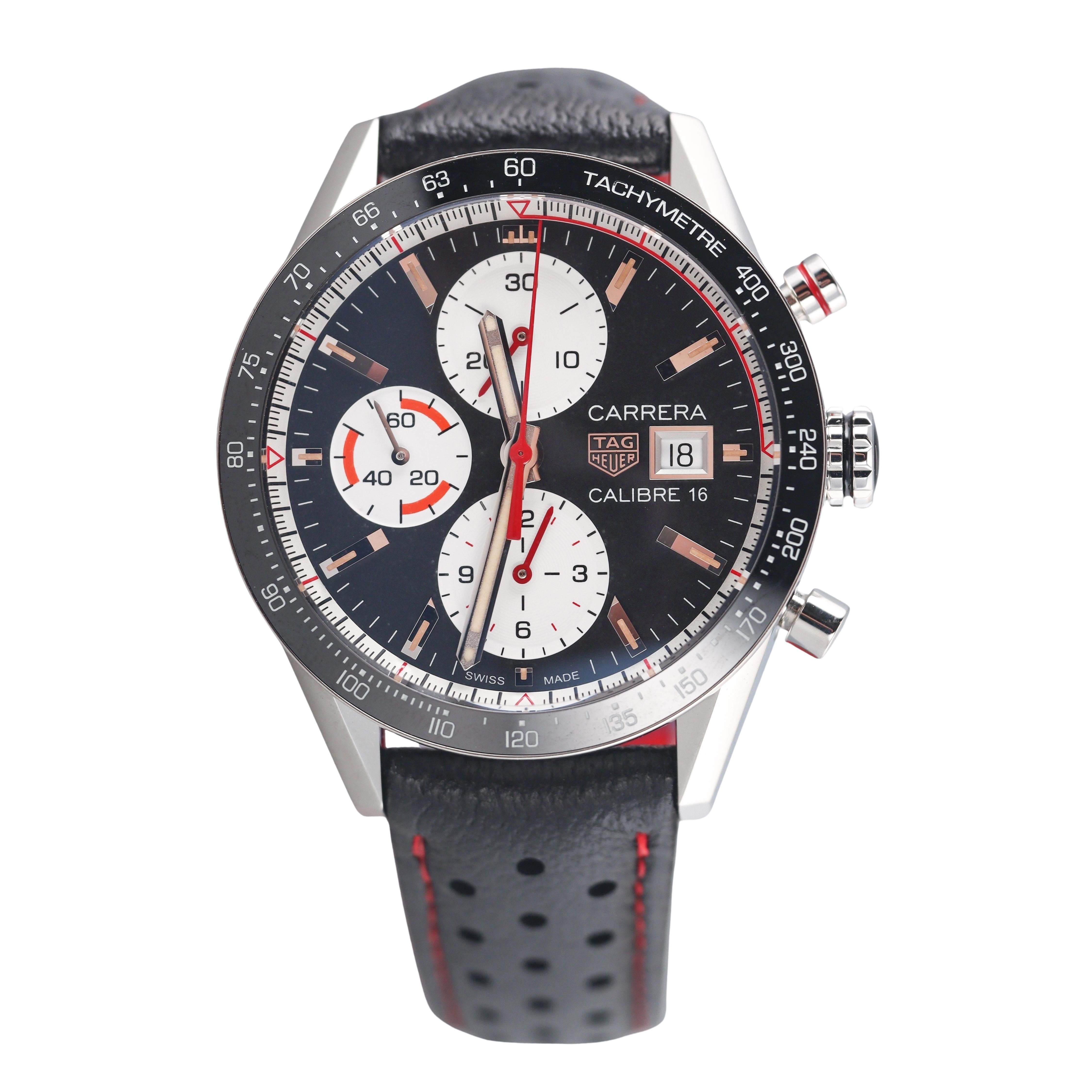 Tag Heuer Carrera Calibre 16 Chronograph Automatic Watch CV201AP-0