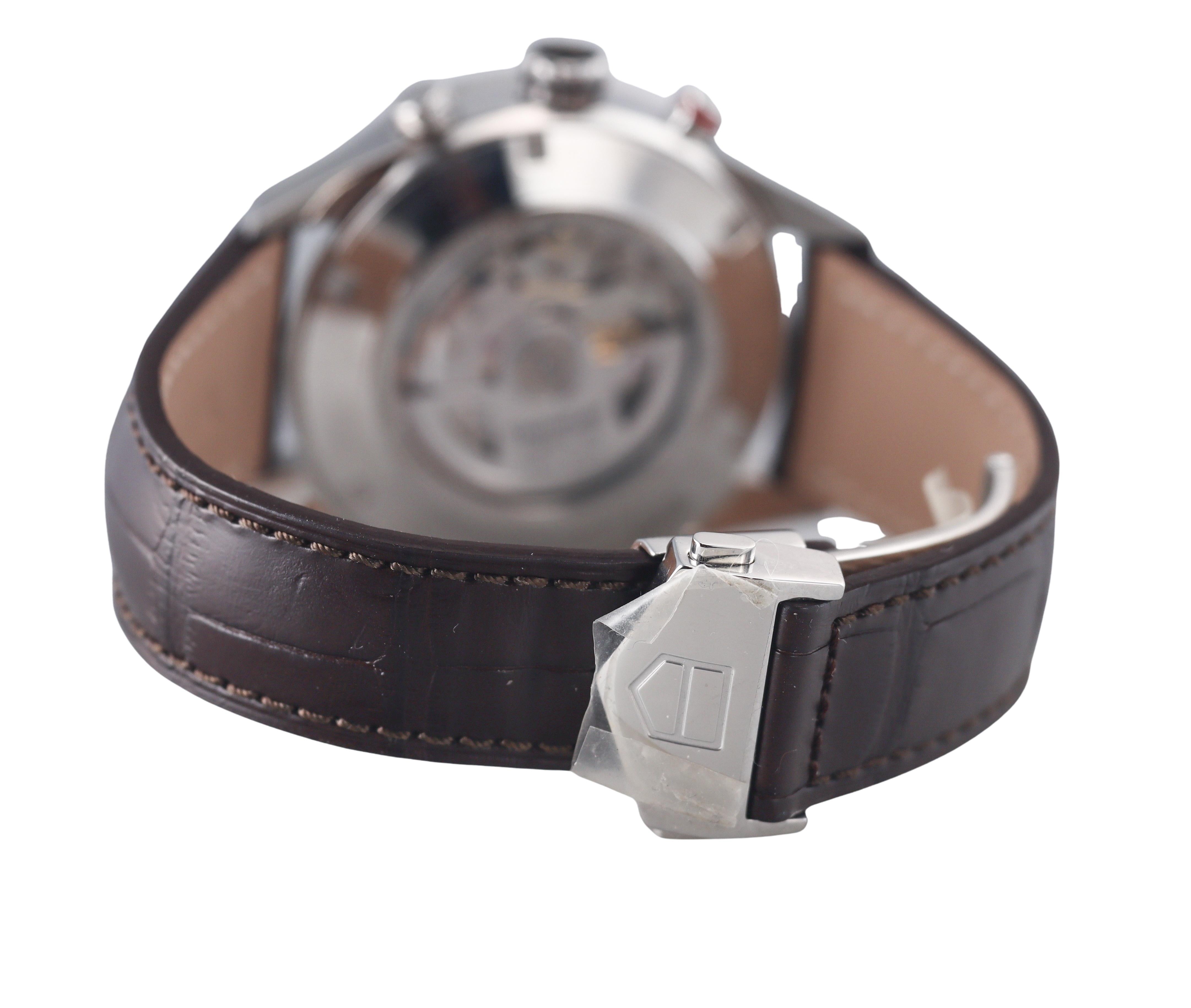 Tag Heuer Carrera Calibre 16 Day Date Chronograph Brown Watch CV2A1S