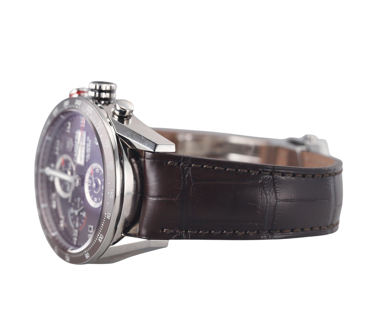 Tag Heuer Carrera Calibre 16 Day Date Chronograph Brown Watch CV2A1S