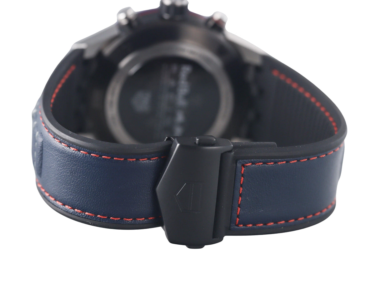 Tag Heuer Carrera Drive Blue Timer Automatic Chronograph Watch CAR2A1N