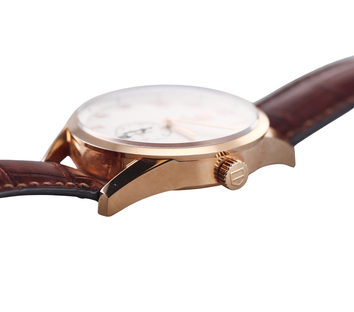 Tag Heuer Carrera Heritage Rose Gold Automatic Watch WAS2140