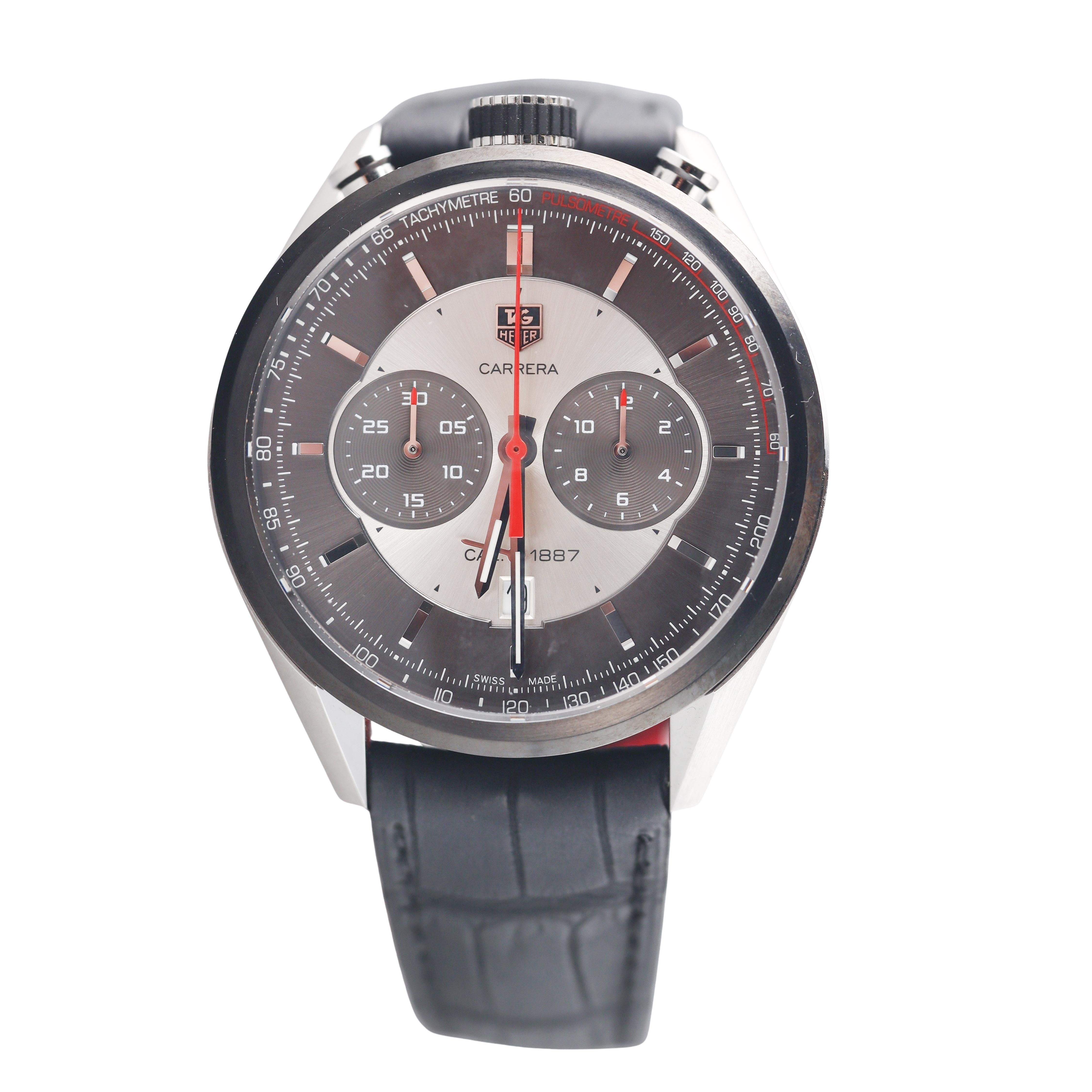 Tag Heuer Carrera Jack Heuer Edition Chronograph Calibre 1887 Watch CAR2C11-0