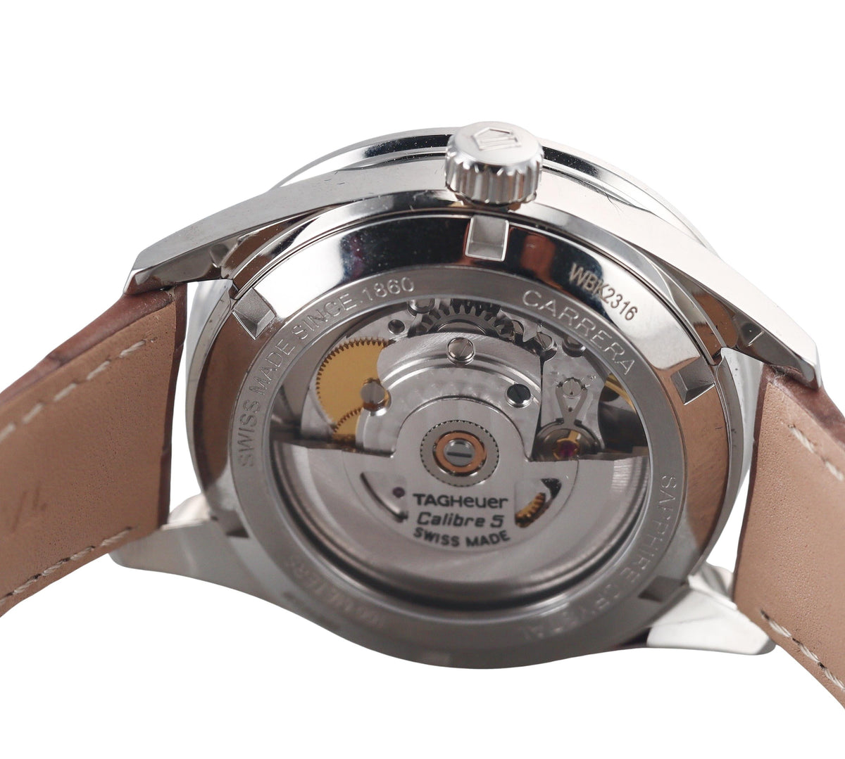 Tag Heuer Carrera Lady Diamond Mother of Pearl Steel Automatic Watch WBK2316
