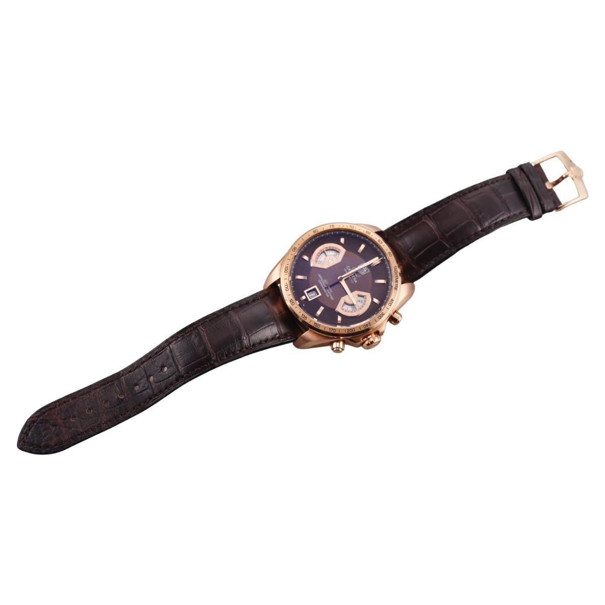 Tag Heuer Grand Carrera Gold Calibre 17 Automatic Watch CAV514C