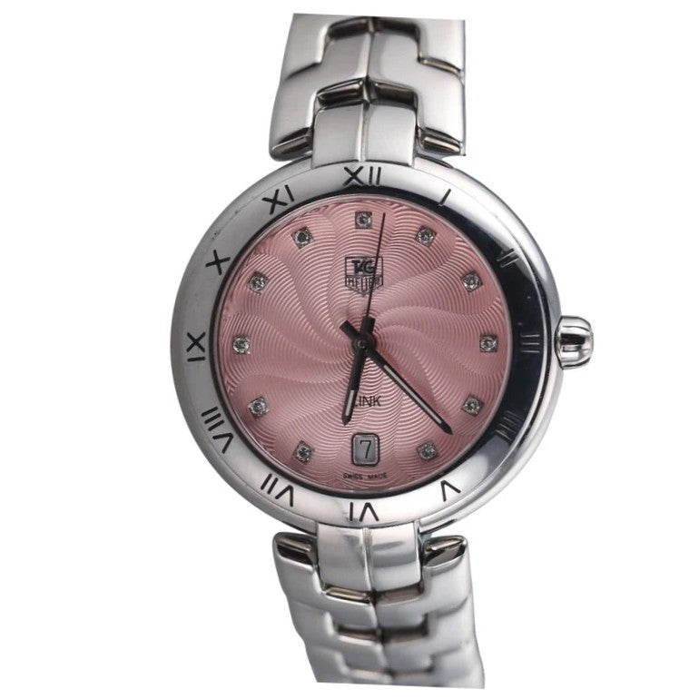 Tag Heuer Link Diamond Stainless Steel Lady's Watch WAT1313