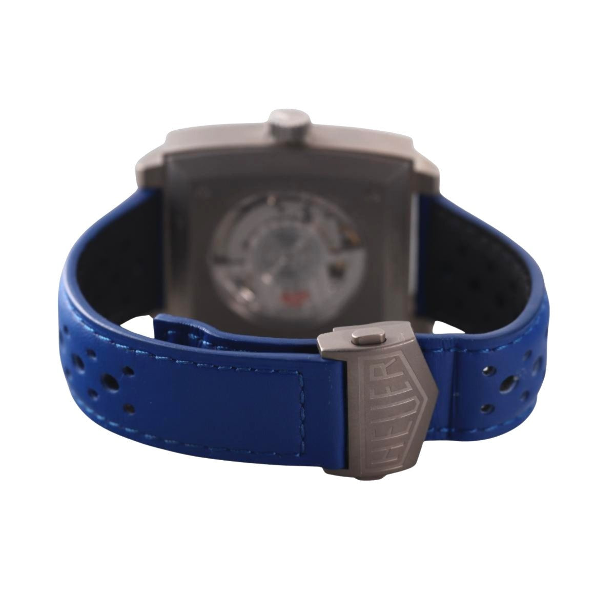 Tag Heuer Monaco Chronograph French Racing Blue Titanium Watch CAW218C