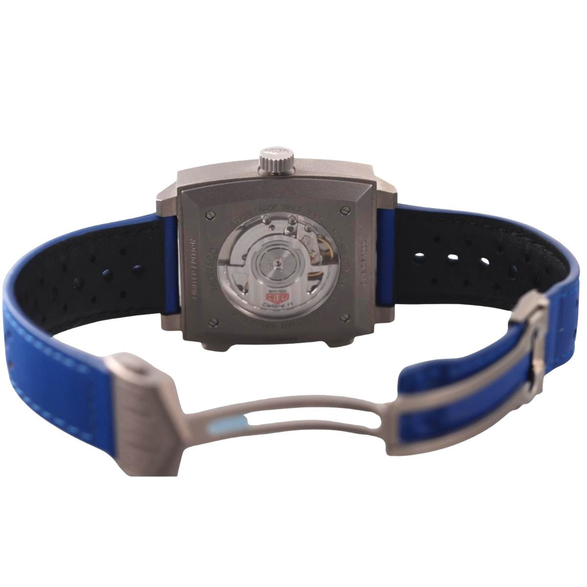 Tag Heuer Monaco Chronograph French Racing Blue Titanium Watch CAW218C