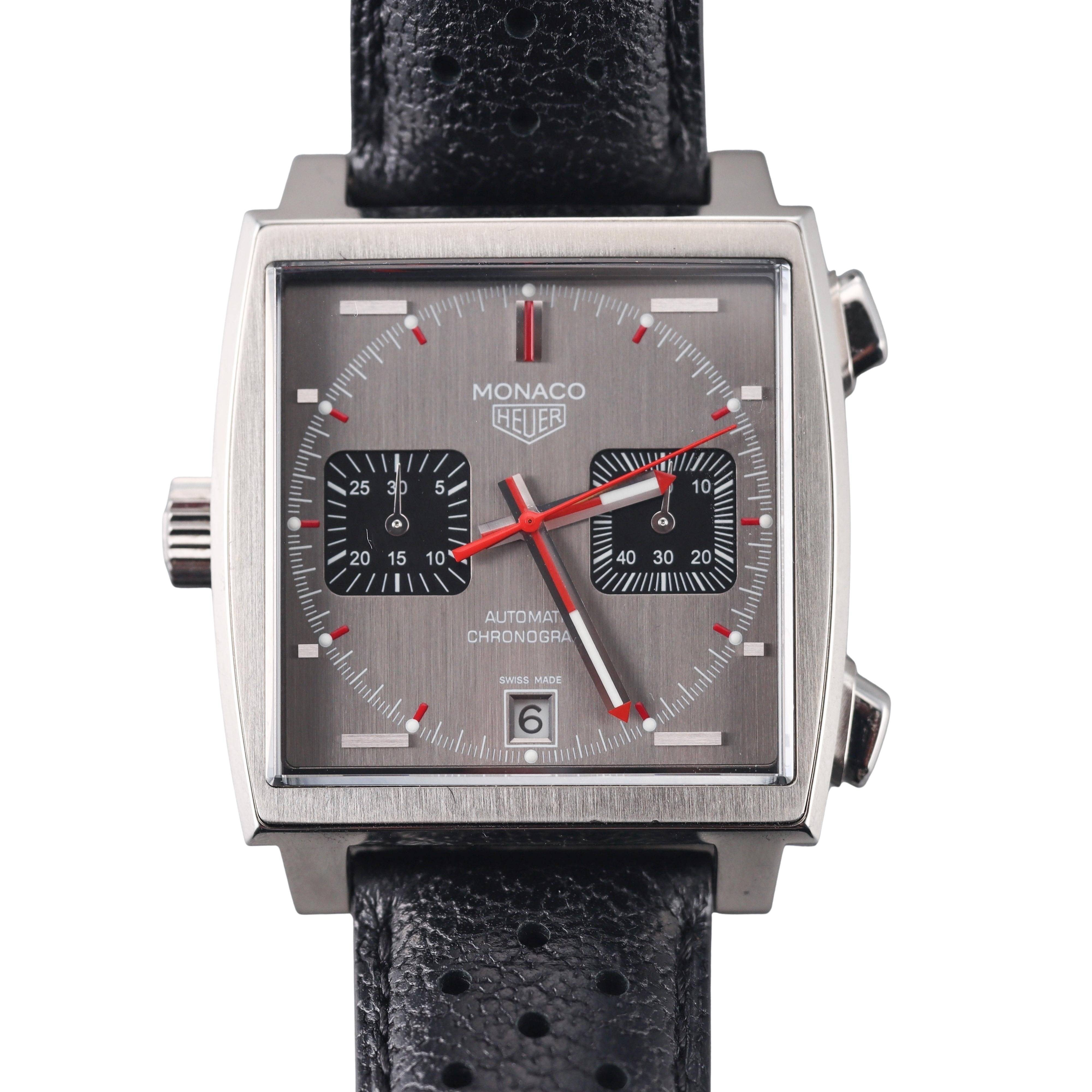 Tag Heuer Monaco Vintage Edition Automatic Chronograph Watch CAW211B