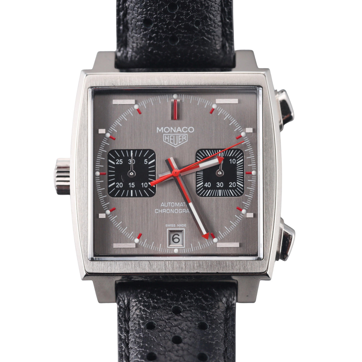 Tag Heuer Monaco Vintage Edition Automatic Chronograph Watch CAW211B