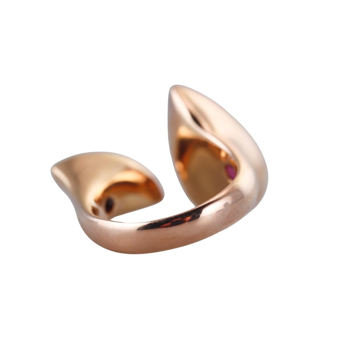 Toi et Moi 18K Gold Pink Tourmaline Diamond Ring