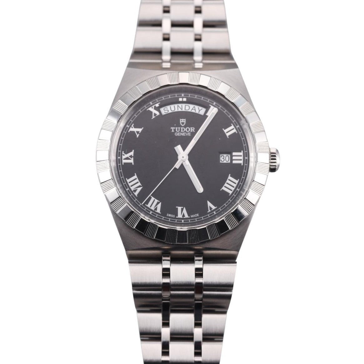 Tudor Royal Automatic Day Date Black 41mm Watch 28600
