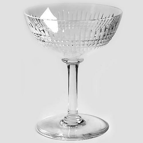 Baccarat Crystal Nancy Champagne Glass Set of 12