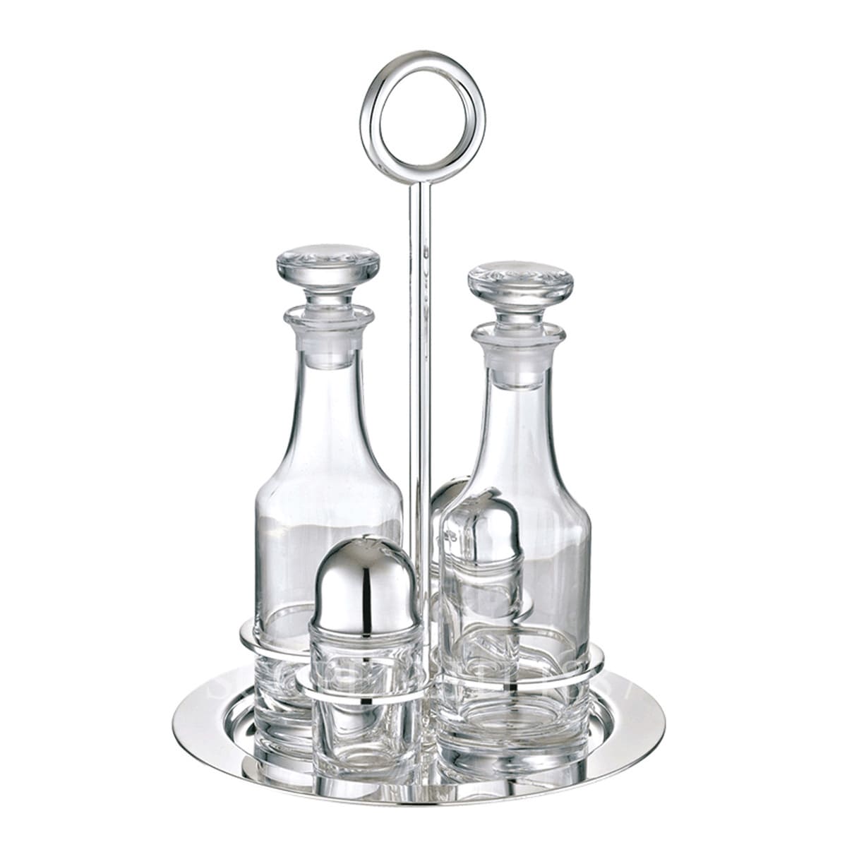 Christofle Vertigo Silver Plated Condiment Cruet Set B0392813002