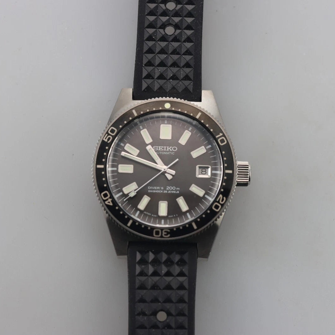 Seiko First Diver Prospex Re-Creation Steel Grey Dial Men's Watch SLA017J1