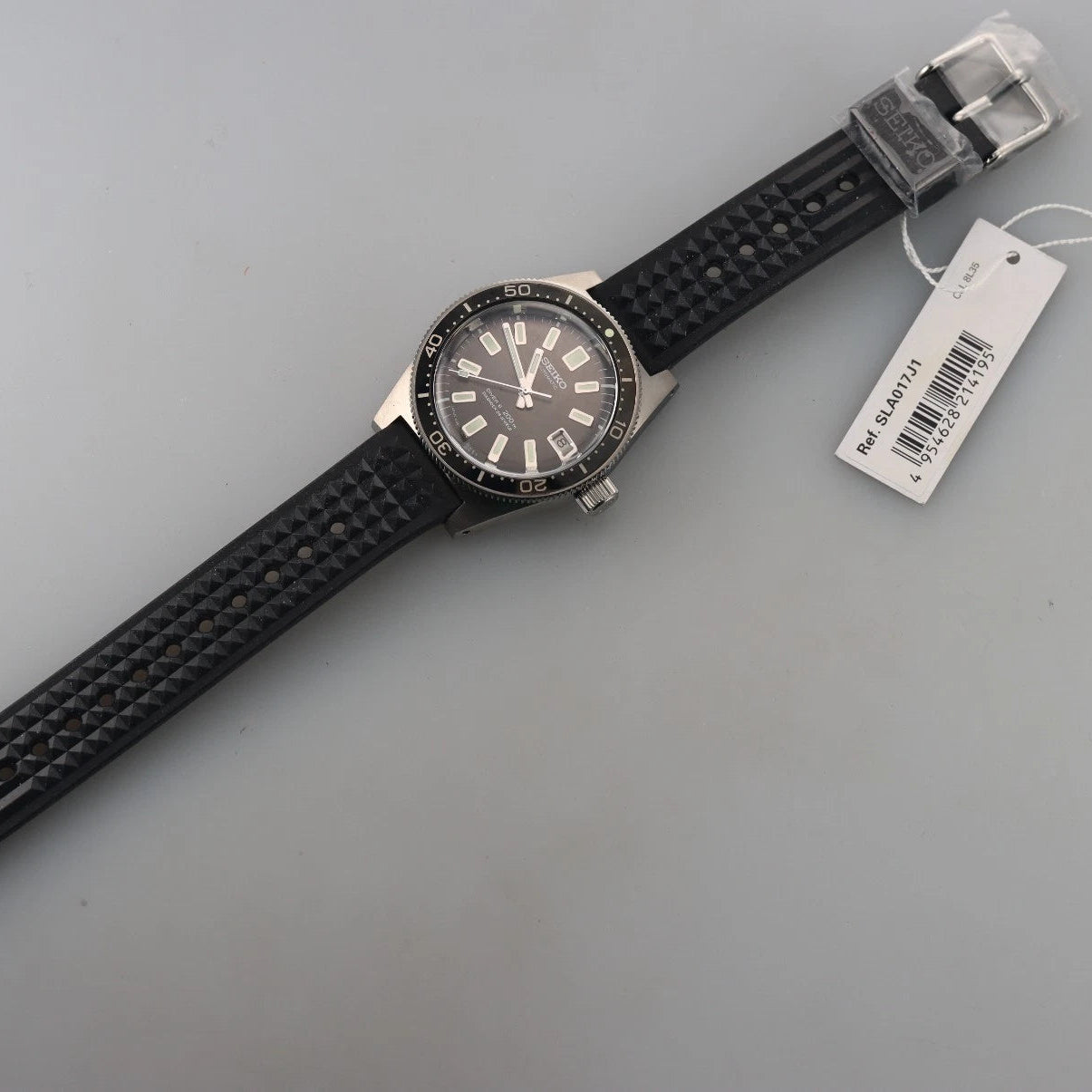 Seiko First Diver Prospex Re-Creation Steel Grey Dial Men's Watch SLA017J1