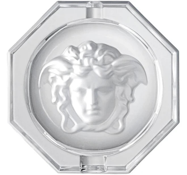 Versace by Rosenthal Medusa Lumiere Ashtray Large 47516 Versace by Rosenthal Medusa Lumiere Ashtray Large 47516