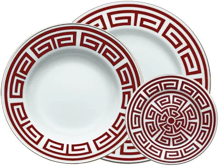 Richard Ginori Labirinto Red 5 pc Dinner Place Setting