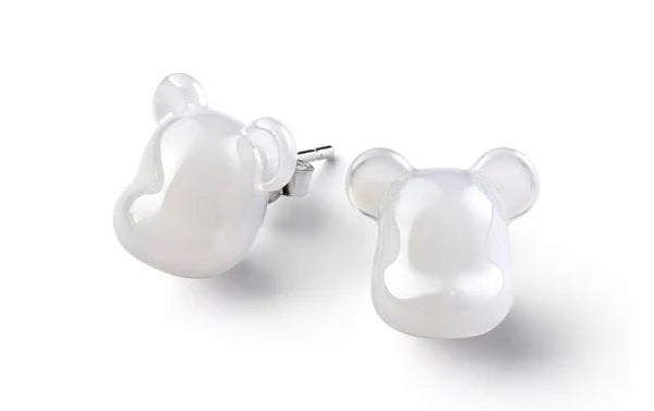 Baccarat Crystal Be@rbrick Earrings 2814122/23/24