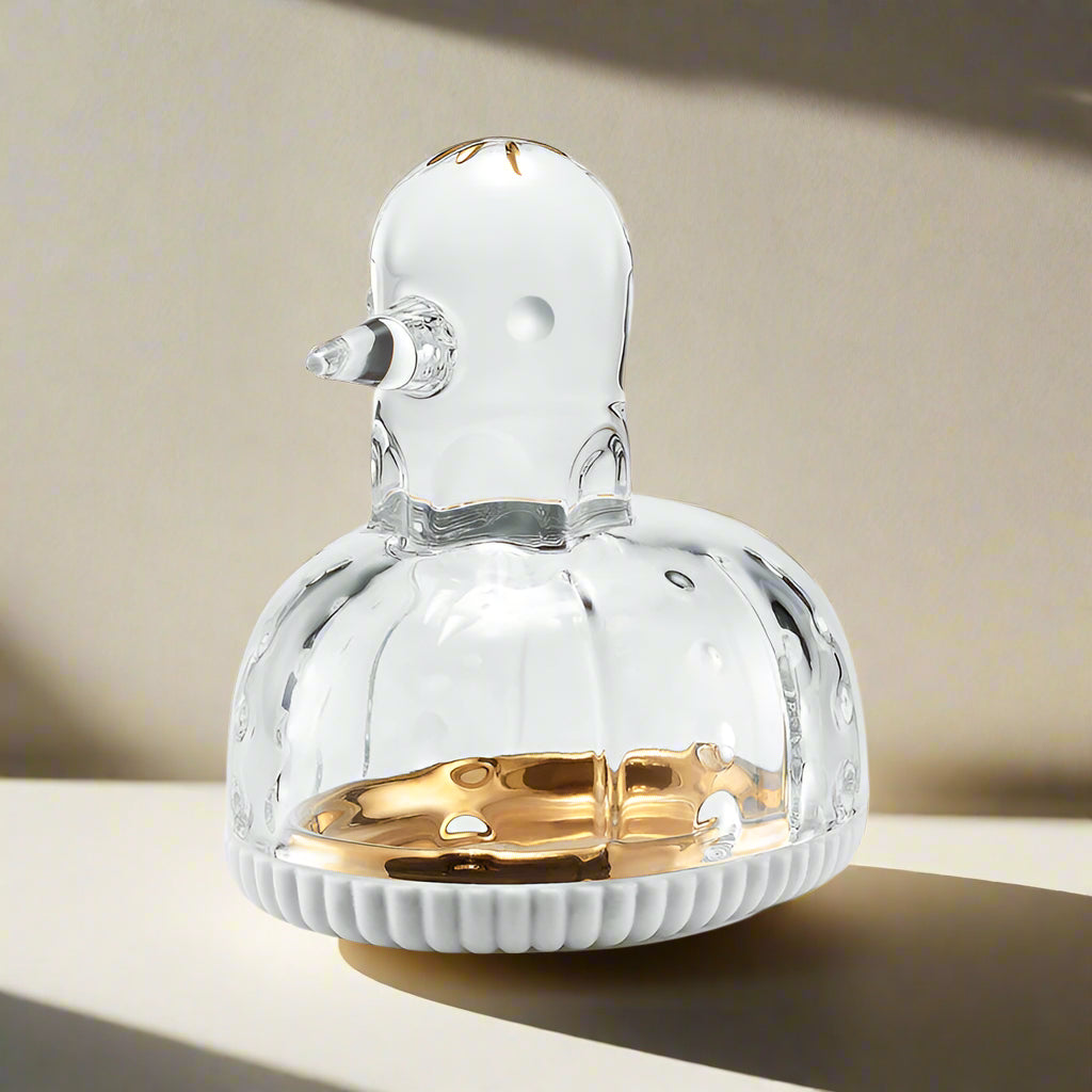 Baccarat Crystal Zoo Clear Duck Jewelry Box 2814457
