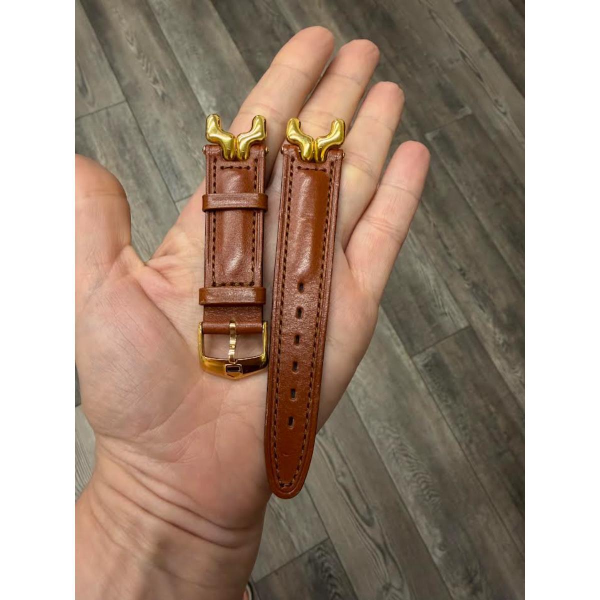 Authentic TAG Heuer Sport/Legend Brown Leather Watch Strap Band 19mm with Buckle
