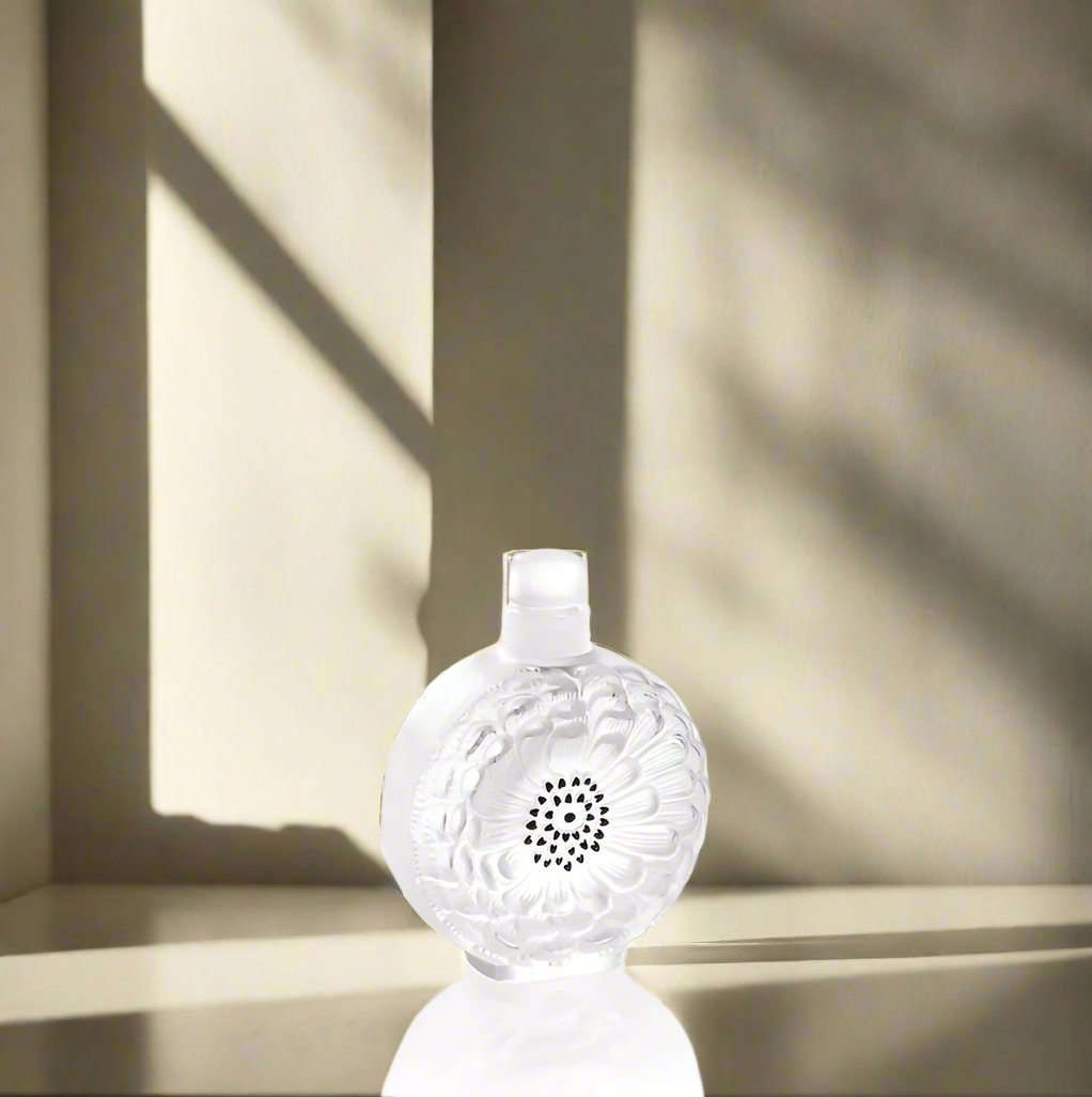 Lalique Crystal Dahlia Perfume Bottle 1135000