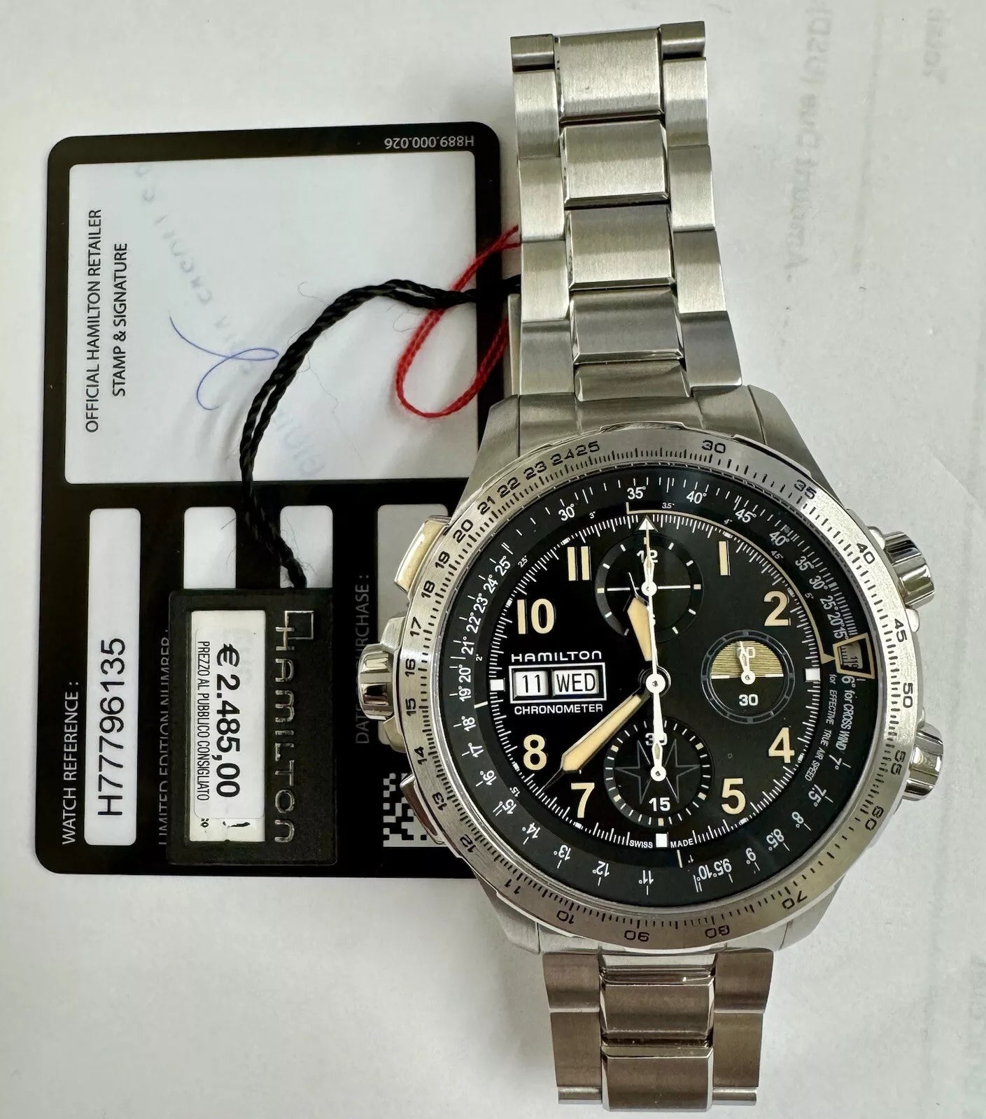 Hamilton Khaki Avia X Day Date Auto Men's Watch Limited Ed H77796135