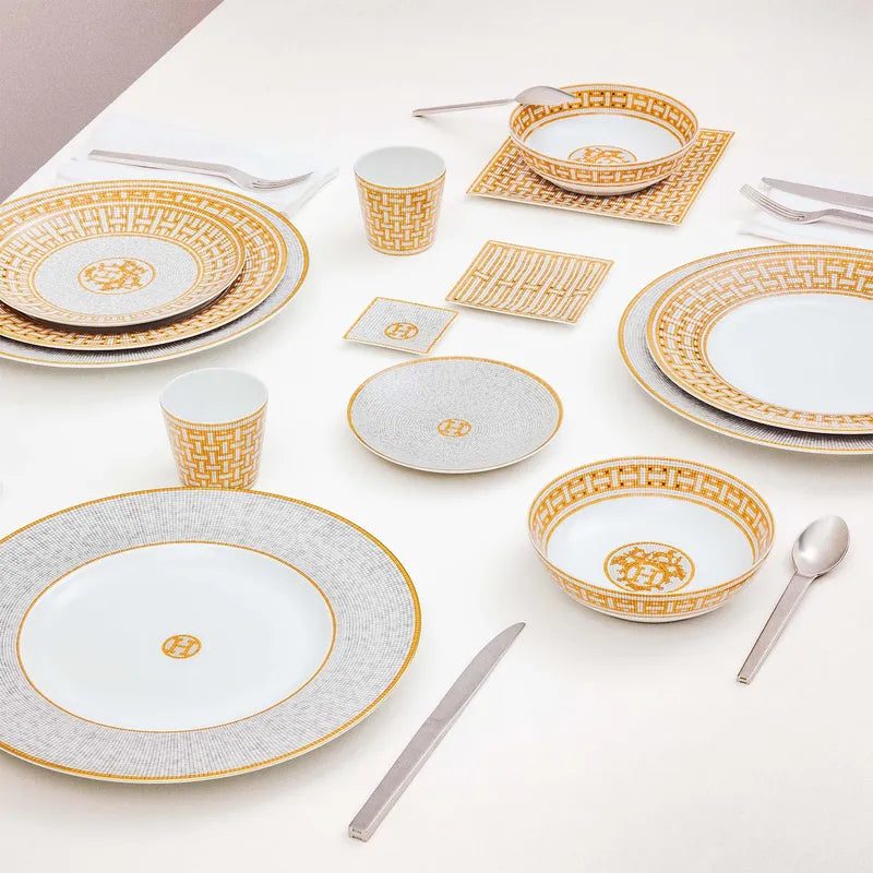 Hermes Mosaique Av 24 Dinner Plate 065267