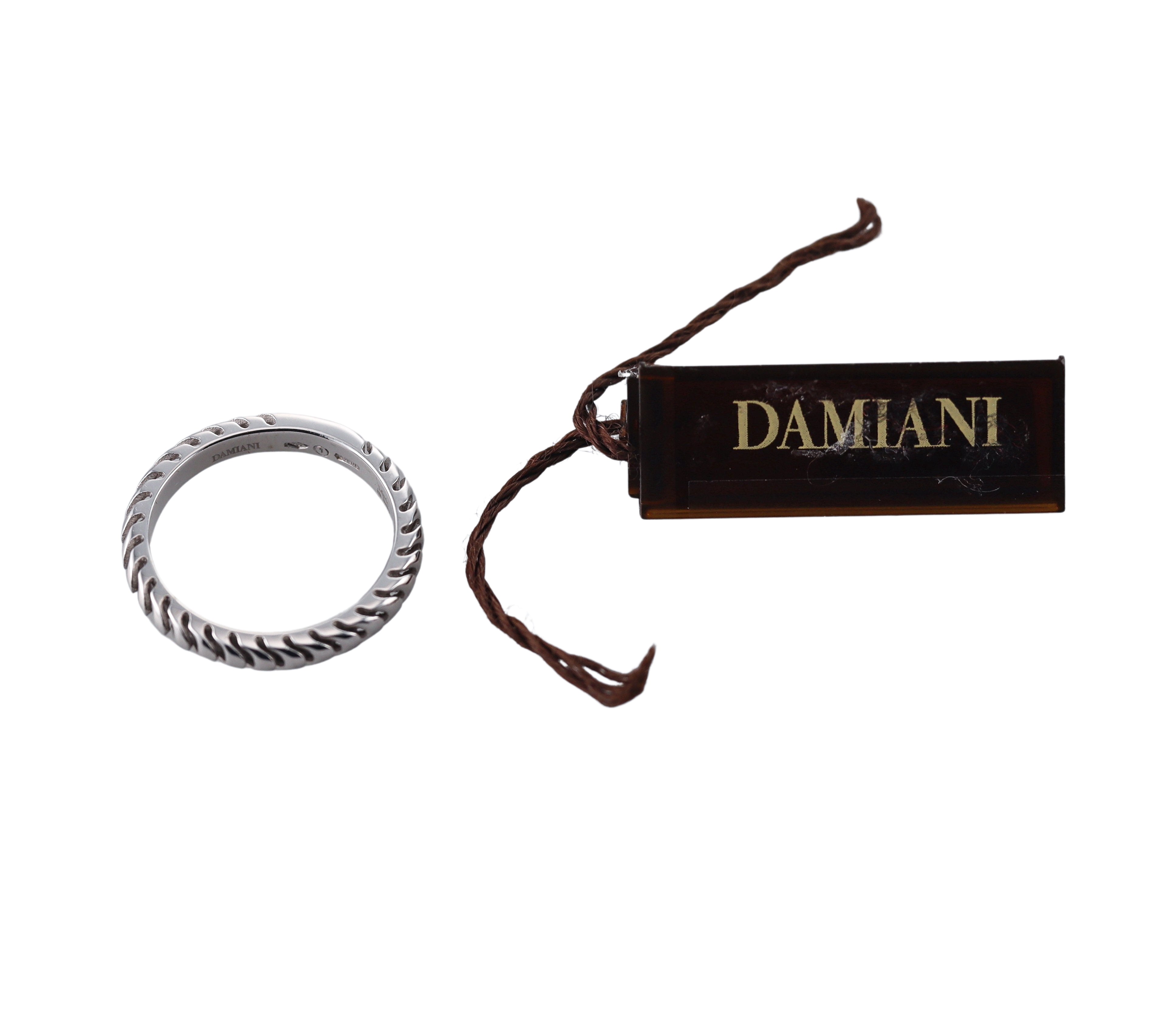 Damiani 18k Gold Wedding Band Ring