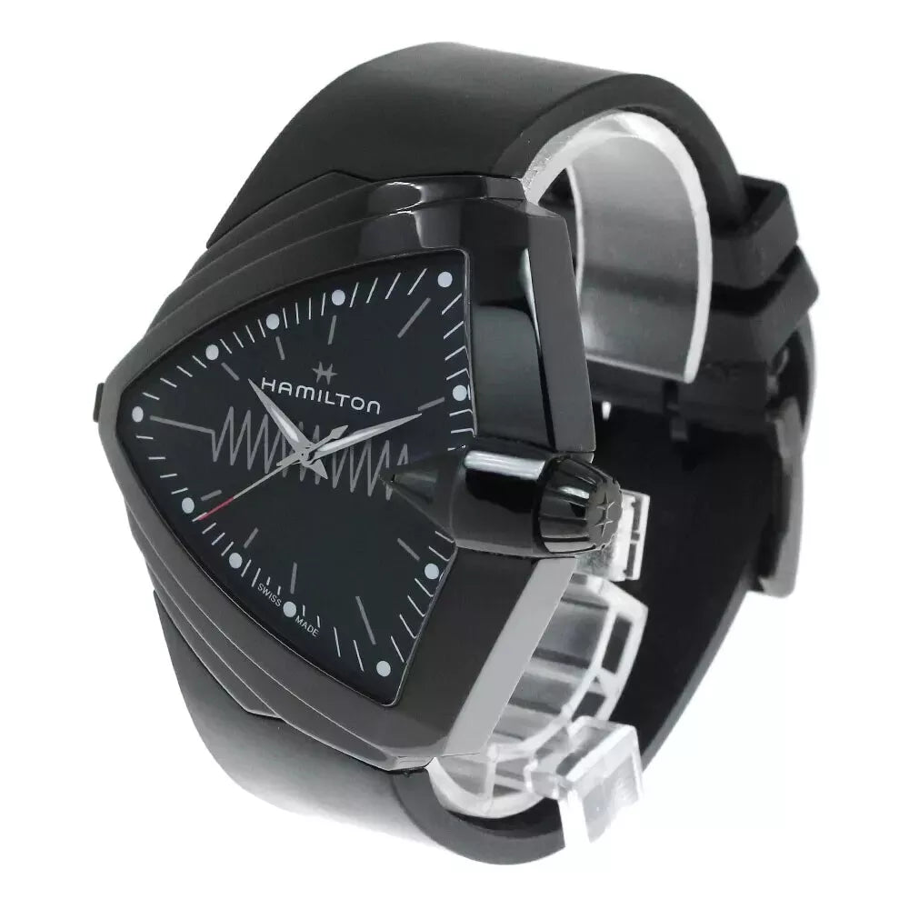 Hamilton Ventura Black Dial Quartz Men's Watch H426040