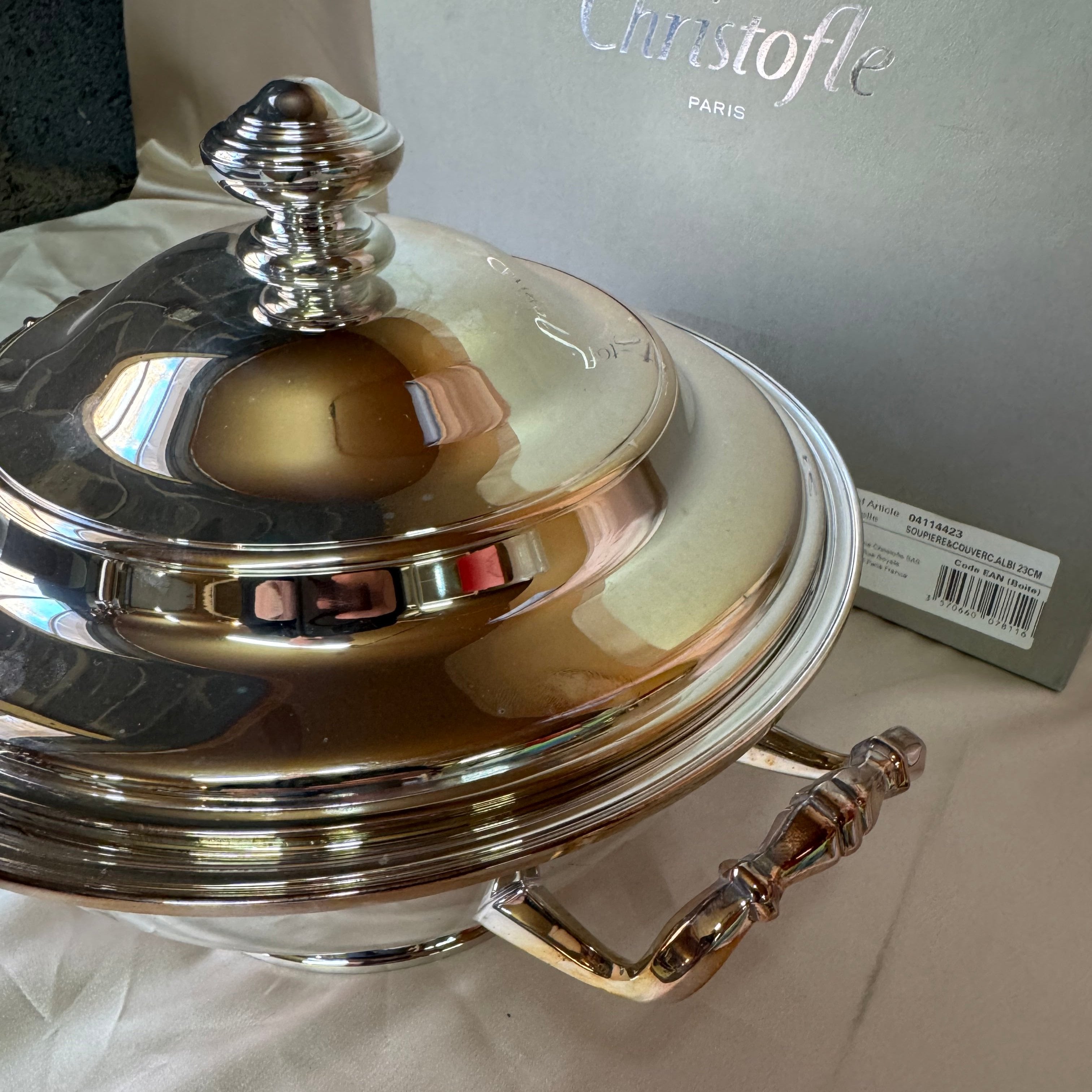 Christofle Albi Soup Tureen with Cover 4114423