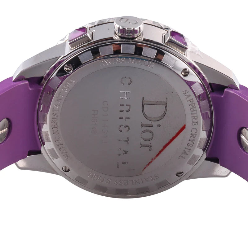 Dior Diamond Gemstone Diamond Bezel Chronograph Ladies Watch CD11431JR001