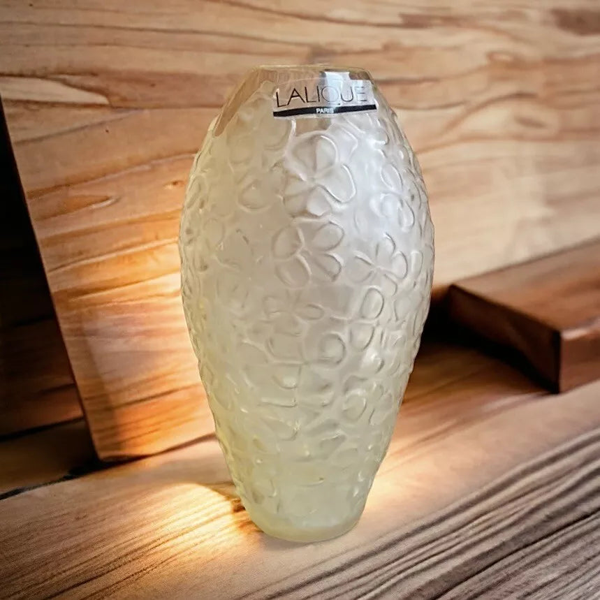 Lalique Crystal Flower Vase 1261100