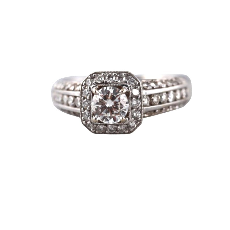14k Gold Diamond Engagement Ring