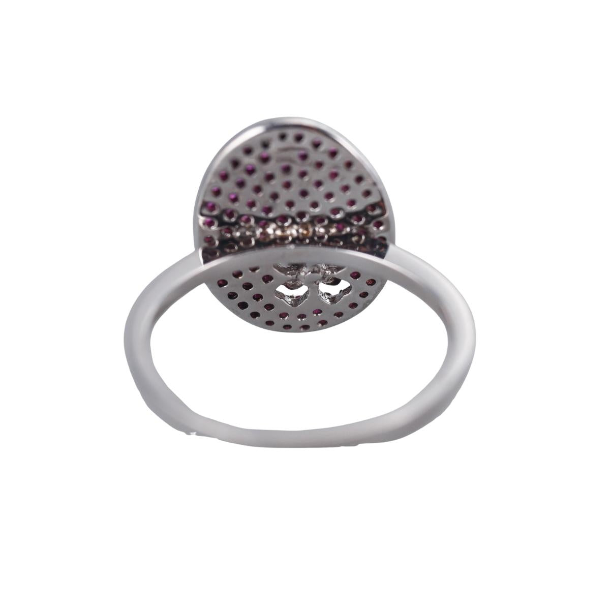 14k Gold Diamond Ruby Ring
