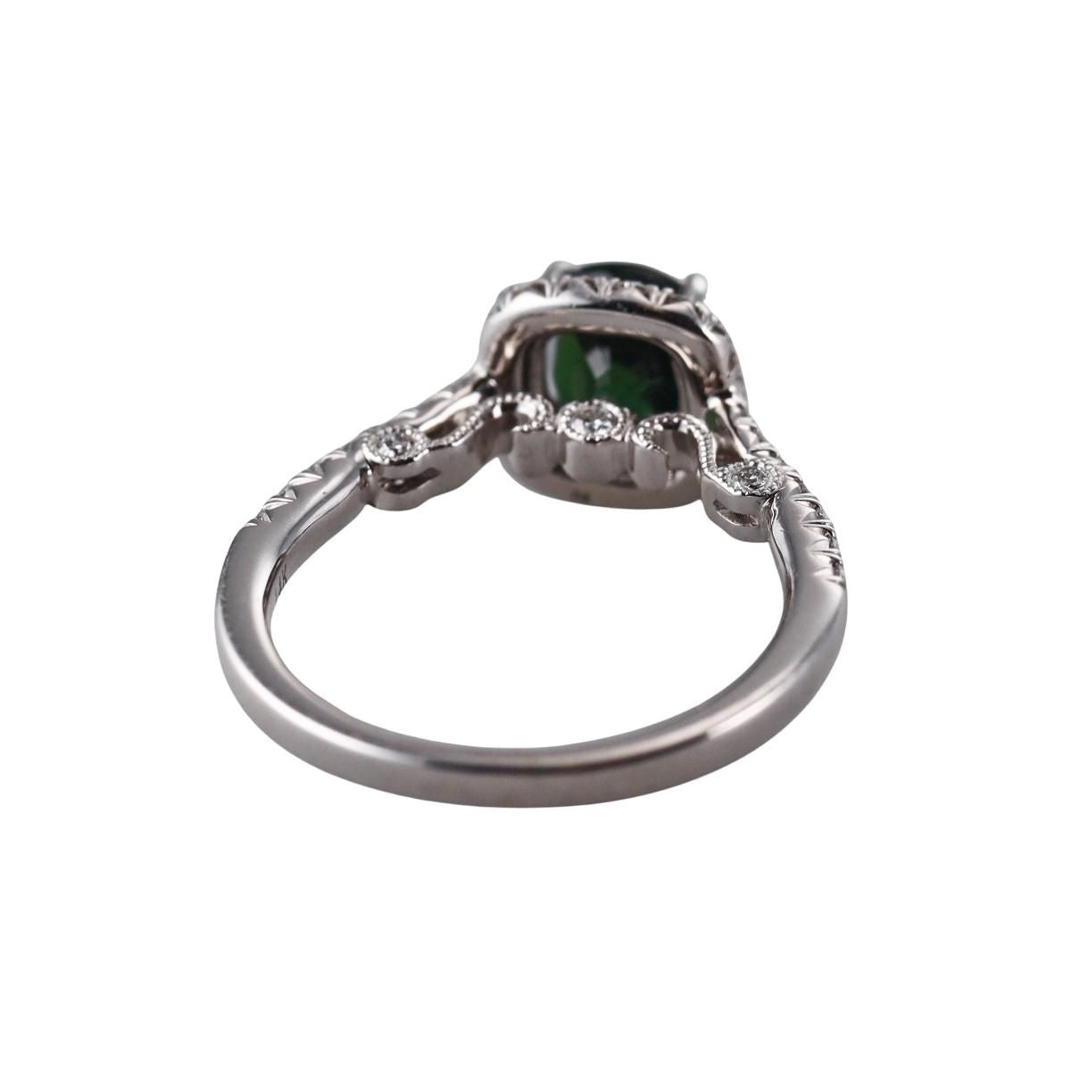 14k Gold Diamond Sapphire Ring