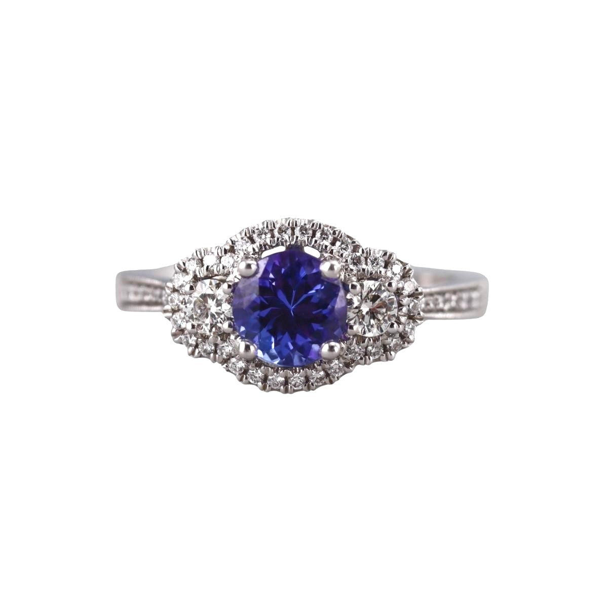 14k Gold Diamond Tanzanite Ring
