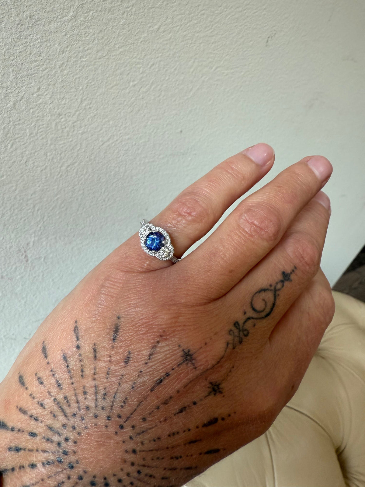 14k Gold Diamond Tanzanite Ring