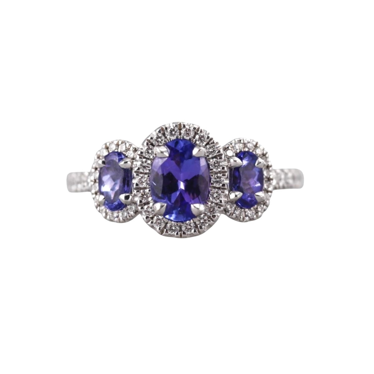 14k Gold Diamond Tanzanite Ring