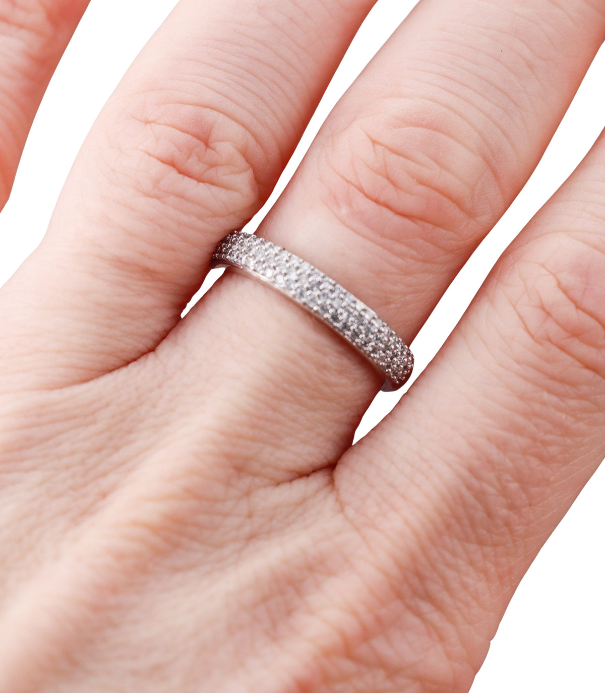 14k Gold Diamond Wedding Band Ring