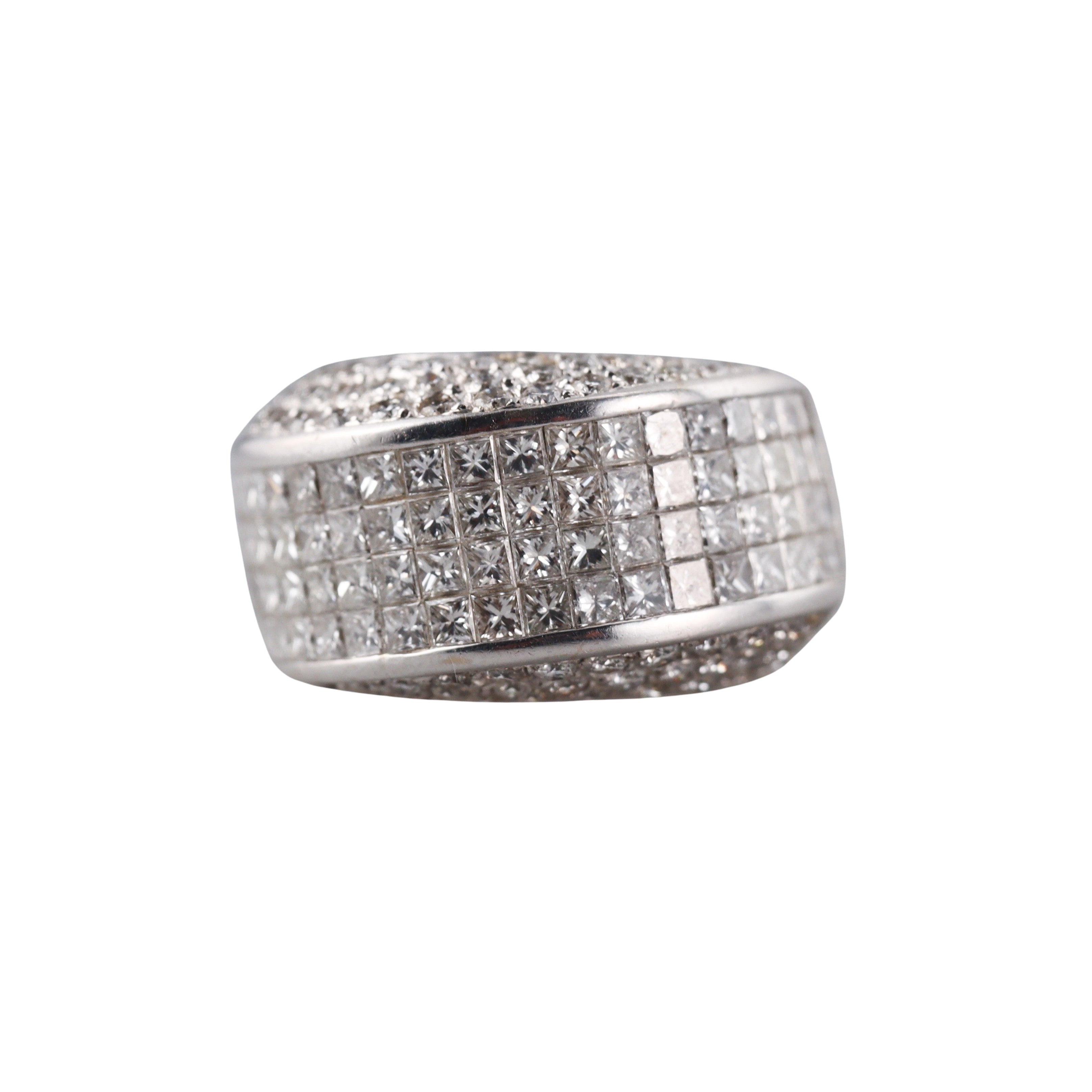14k White Gold Diamond Ring