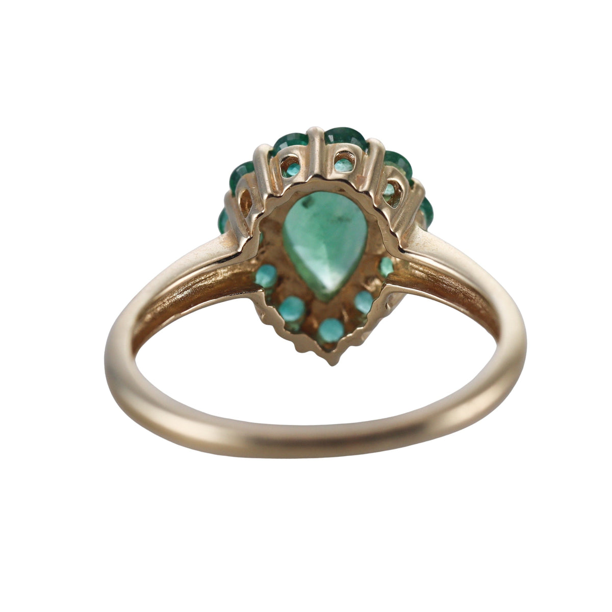 14k Yellow Gold Emerald Ring