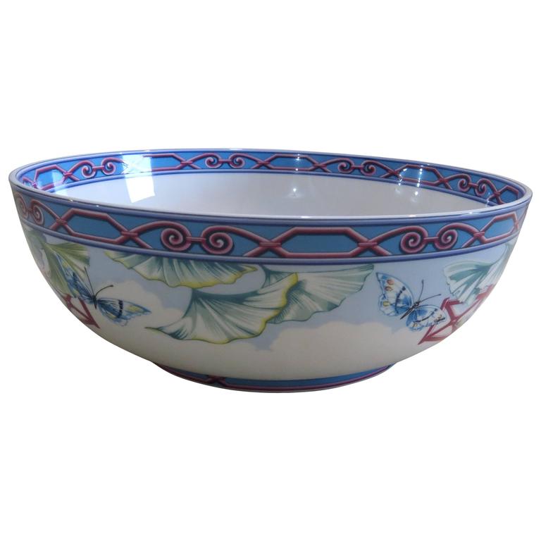 Hermes Le Jardin des Papillons Salad Bowl