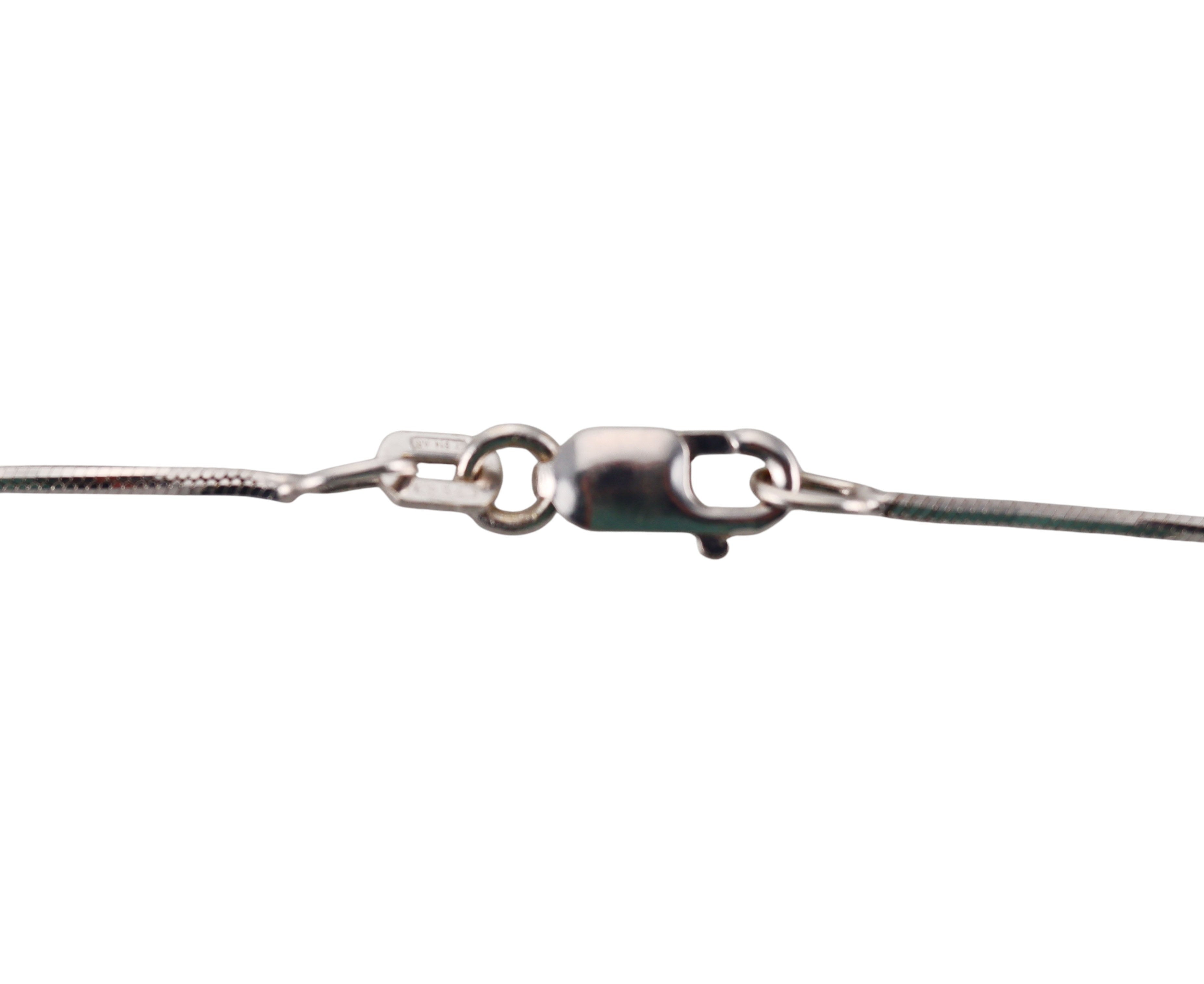 18k White Gold Pearl Diamond Pendant Necklace